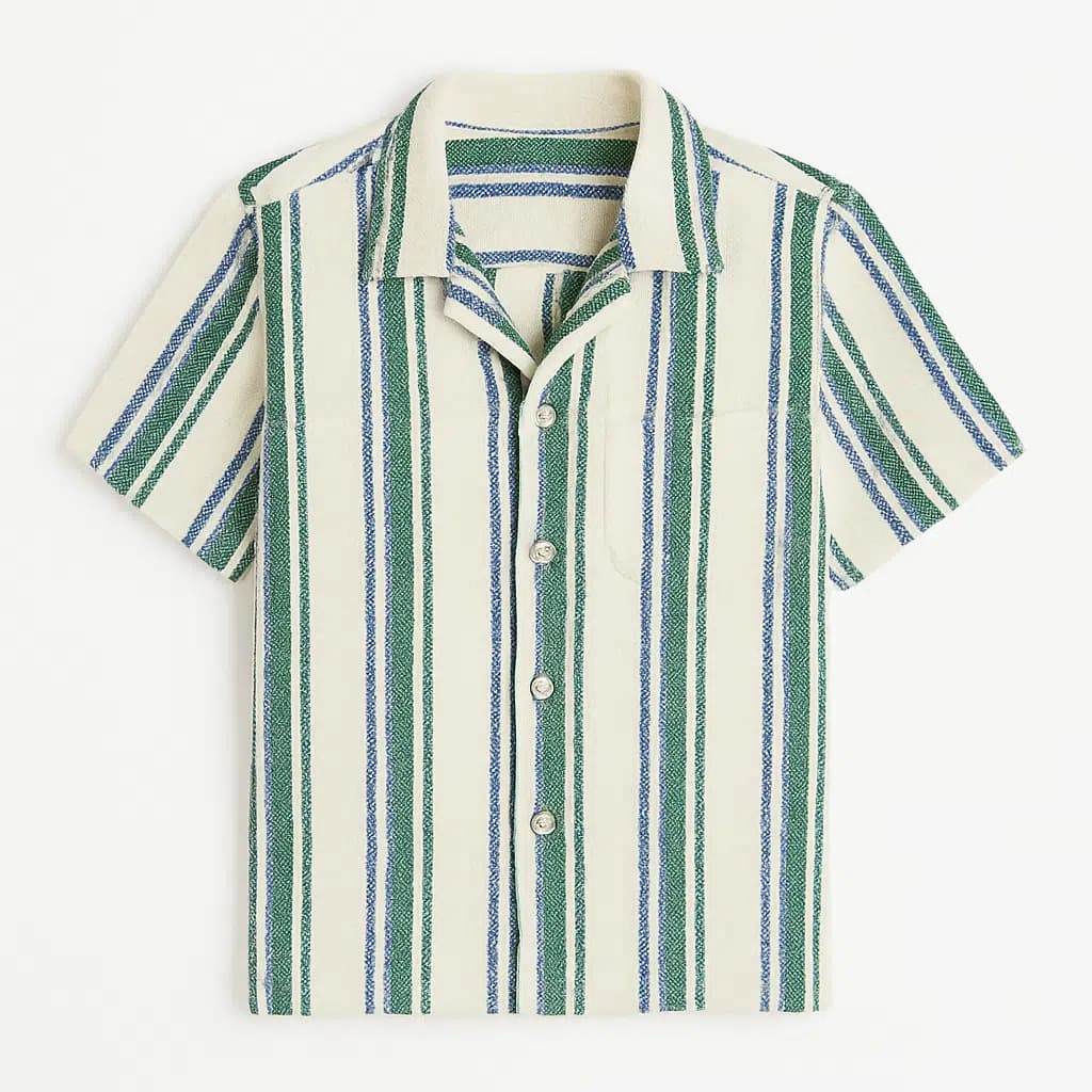 Striped Shirt Green